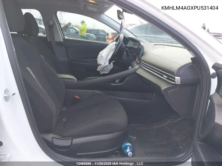 KMHLM4AGXPU531404 2023 Hyundai Elantra Preferred Ivt With Tech Package