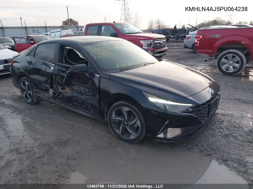KMHLN4AJ5PU064238 2023 Hyundai Elantra Hybrid Luxury