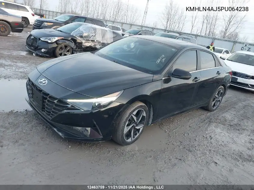 KMHLN4AJ5PU064238 2023 Hyundai Elantra Hybrid Luxury