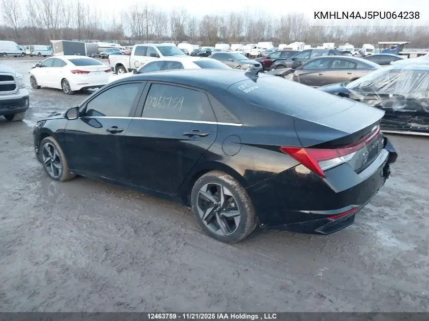 KMHLN4AJ5PU064238 2023 Hyundai Elantra Hybrid Luxury