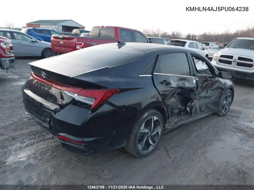 KMHLN4AJ5PU064238 2023 Hyundai Elantra Hybrid Luxury