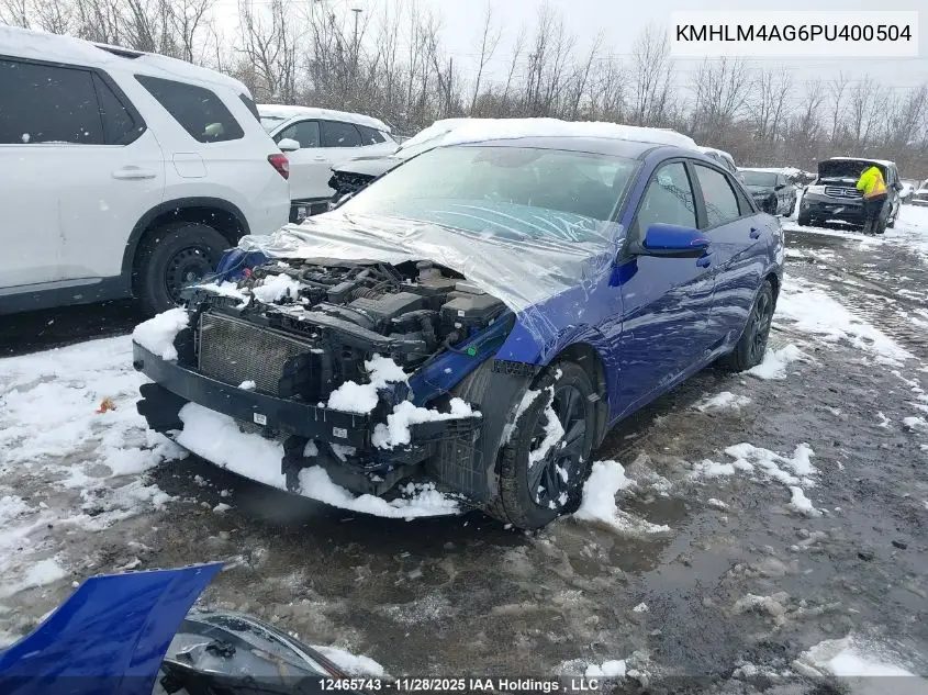 KMHLM4AG6PU400504 2023 Hyundai Elantra