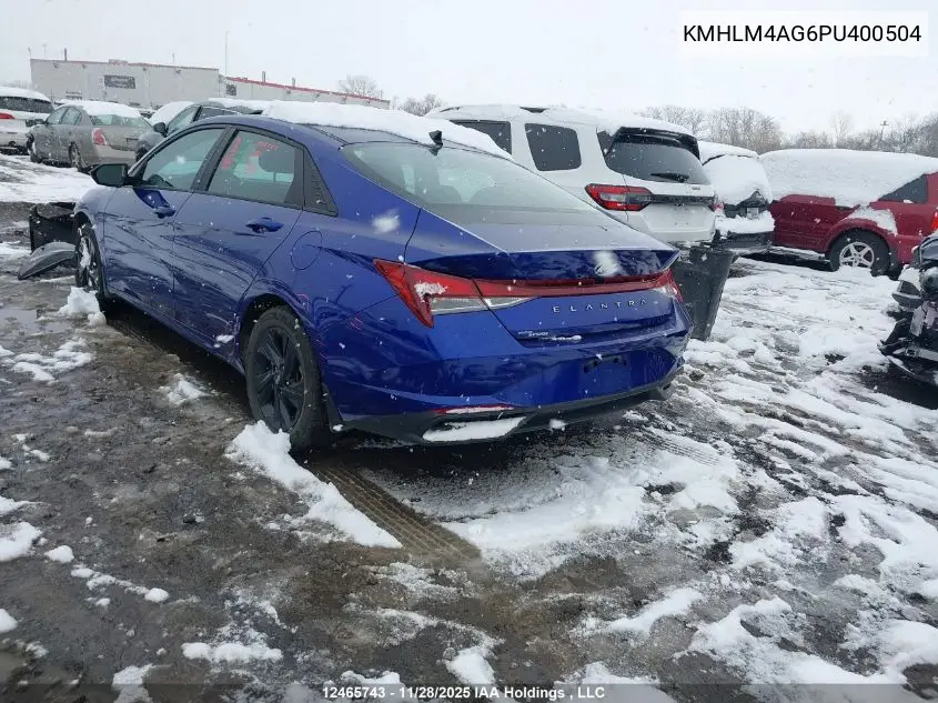 KMHLM4AG6PU400504 2023 Hyundai Elantra