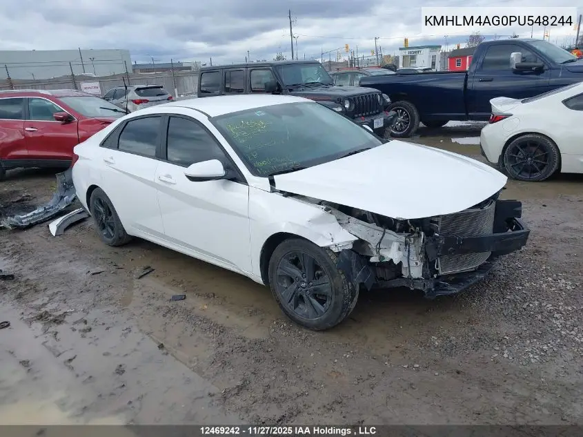 KMHLM4AG0PU548244 2023 Hyundai Elantra