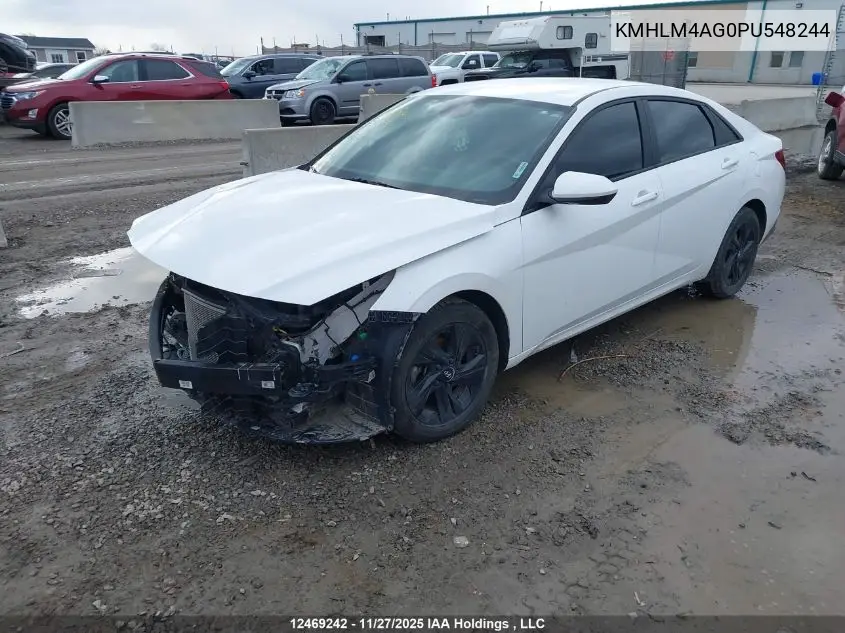 KMHLM4AG0PU548244 2023 Hyundai Elantra