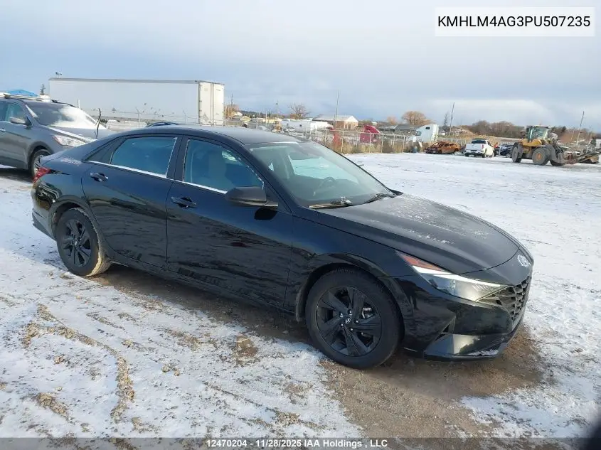 KMHLM4AG3PU507235 2023 Hyundai Elantra Preferred Ivt