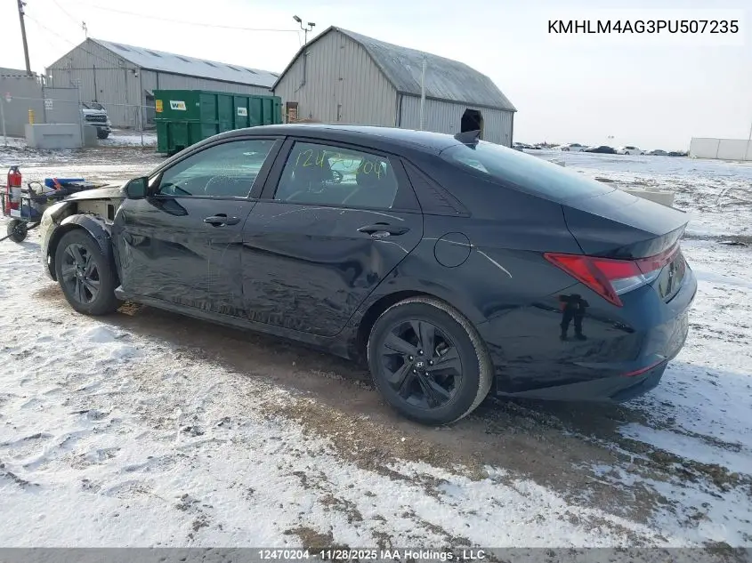 KMHLM4AG3PU507235 2023 Hyundai Elantra Preferred Ivt