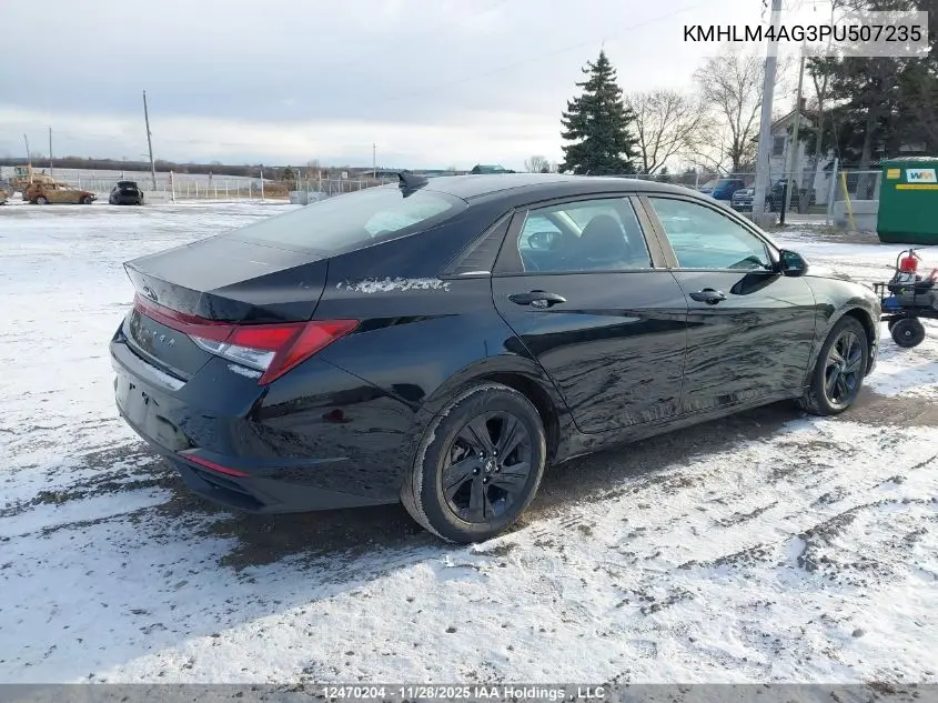 KMHLM4AG3PU507235 2023 Hyundai Elantra Preferred Ivt