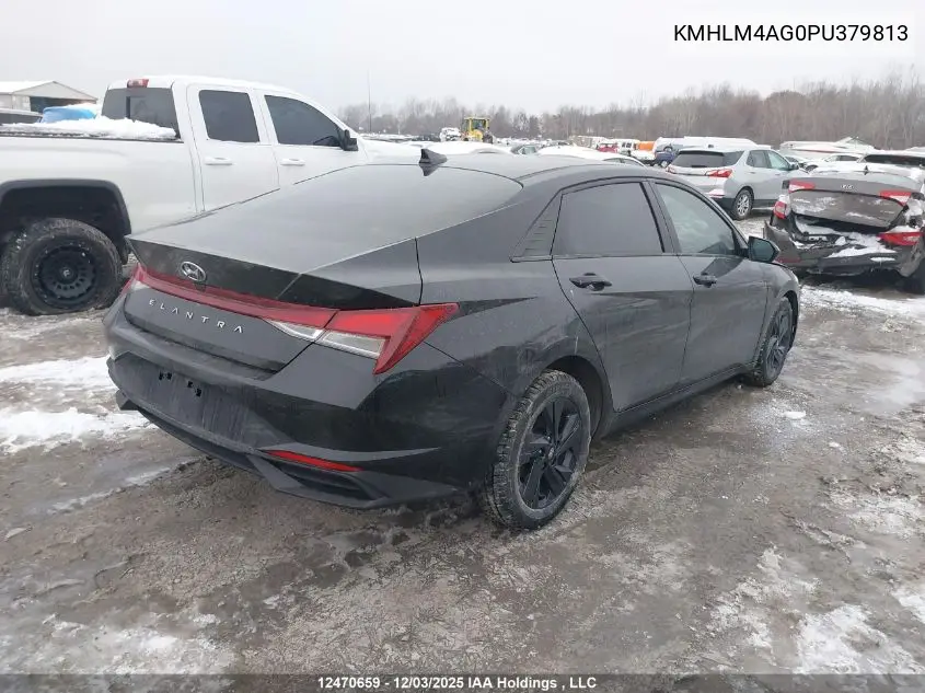 KMHLM4AG0PU379813 2023 Hyundai Elantra Preferred Ivt