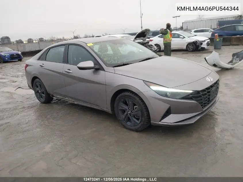 KMHLM4AG6PU544344 2023 Hyundai Elantra Preferred Ivt