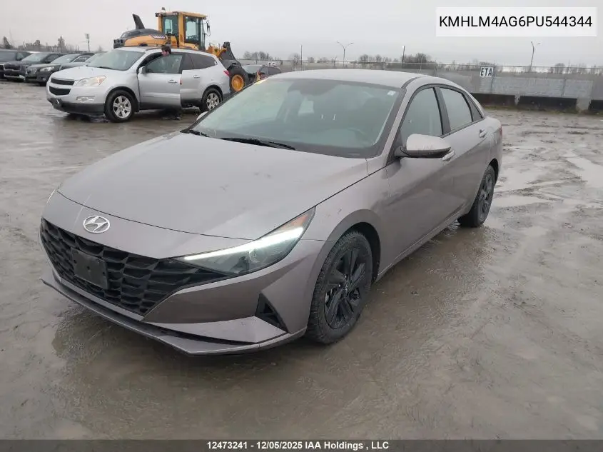 KMHLM4AG6PU544344 2023 Hyundai Elantra Preferred Ivt
