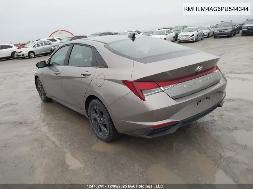 KMHLM4AG6PU544344 2023 Hyundai Elantra Preferred Ivt