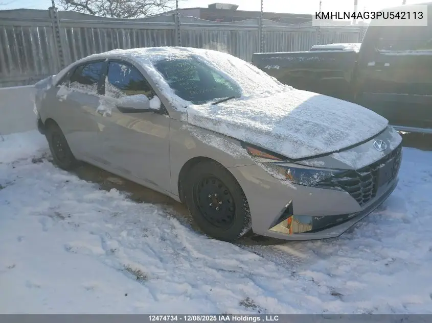 KMHLN4AG3PU542113 2023 Hyundai Elantra