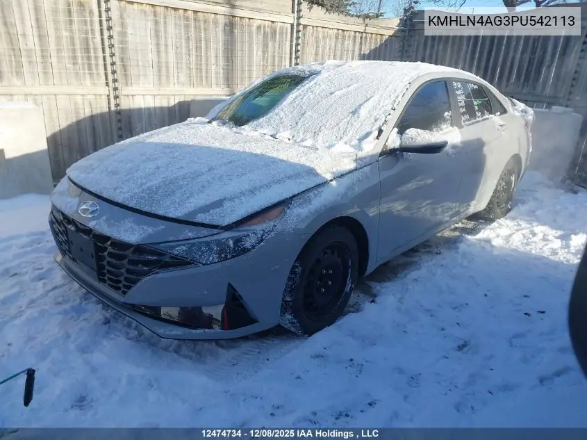 KMHLN4AG3PU542113 2023 Hyundai Elantra