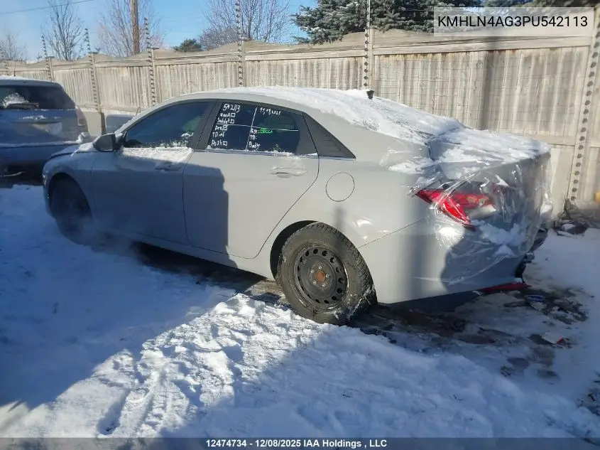 KMHLN4AG3PU542113 2023 Hyundai Elantra