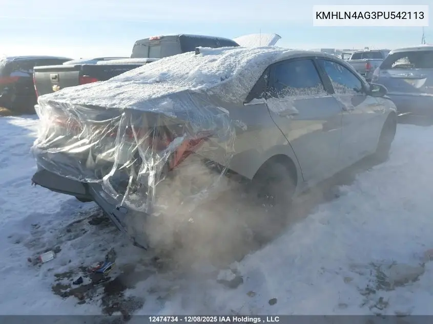 KMHLN4AG3PU542113 2023 Hyundai Elantra
