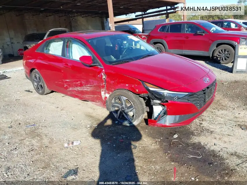 KMHLN4AJ5PU038531 2023 Hyundai Elantra Hybrid Limited