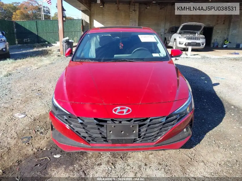 KMHLN4AJ5PU038531 2023 Hyundai Elantra Hybrid Limited