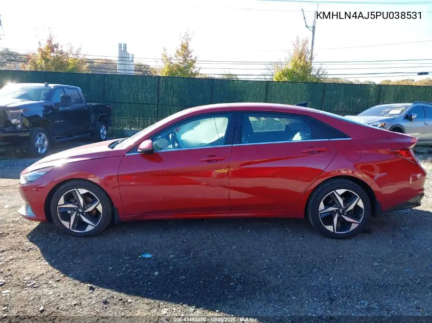 KMHLN4AJ5PU038531 2023 Hyundai Elantra Hybrid Limited