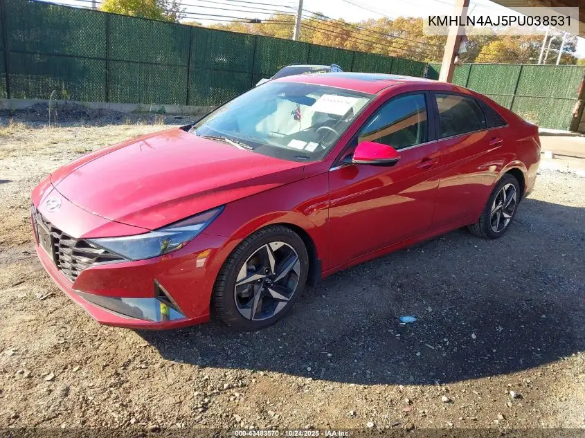 KMHLN4AJ5PU038531 2023 Hyundai Elantra Hybrid Limited