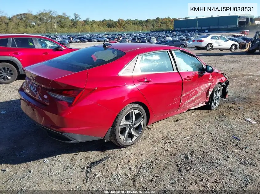 KMHLN4AJ5PU038531 2023 Hyundai Elantra Hybrid Limited
