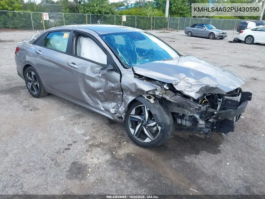 KMHLS4AG2PU430590 2023 Hyundai Elantra Sel