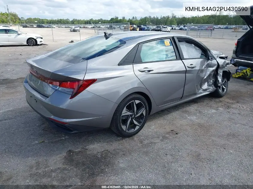 KMHLS4AG2PU430590 2023 Hyundai Elantra Sel