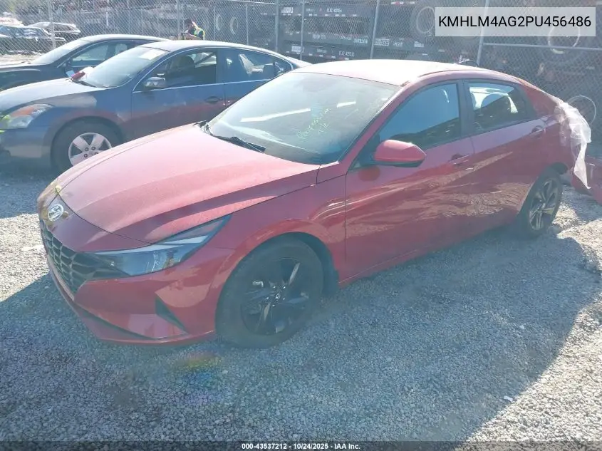 KMHLM4AG2PU456486 2023 Hyundai Elantra Sel