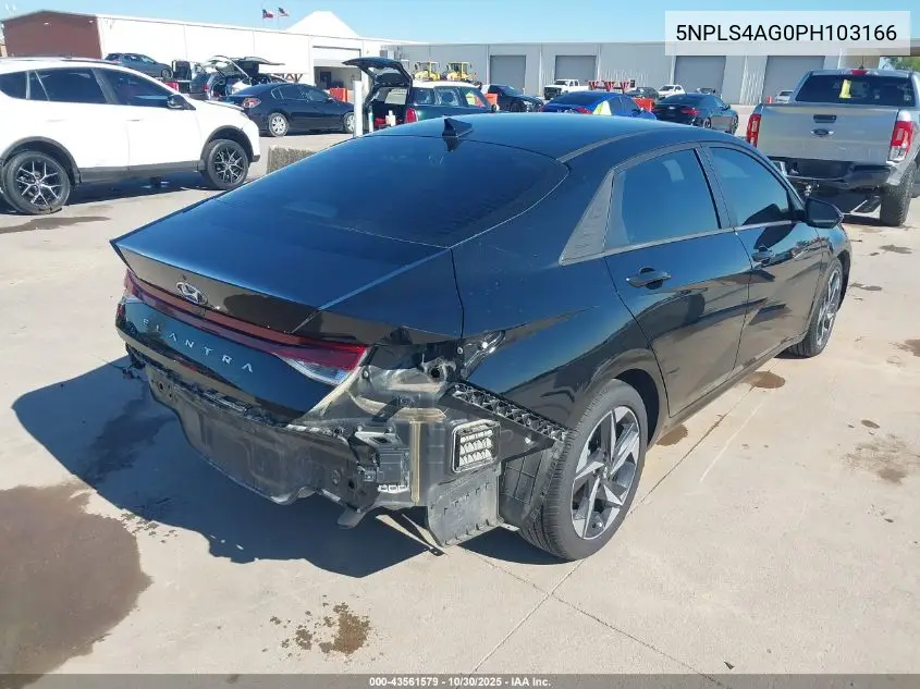 5NPLS4AG0PH103166 2023 Hyundai Elantra Sel