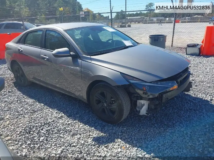 KMHLM4AG0PU532836 2023 Hyundai Elantra Sel