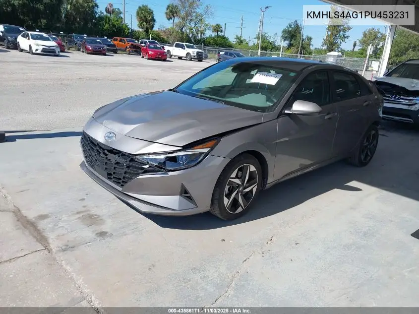 KMHLS4AG1PU453231 2023 Hyundai Elantra Sel