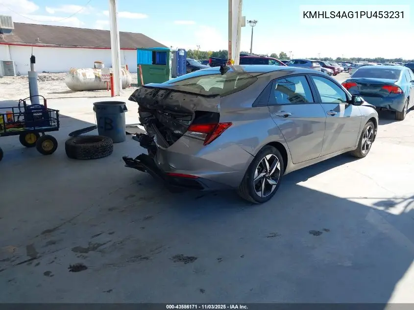 KMHLS4AG1PU453231 2023 Hyundai Elantra Sel