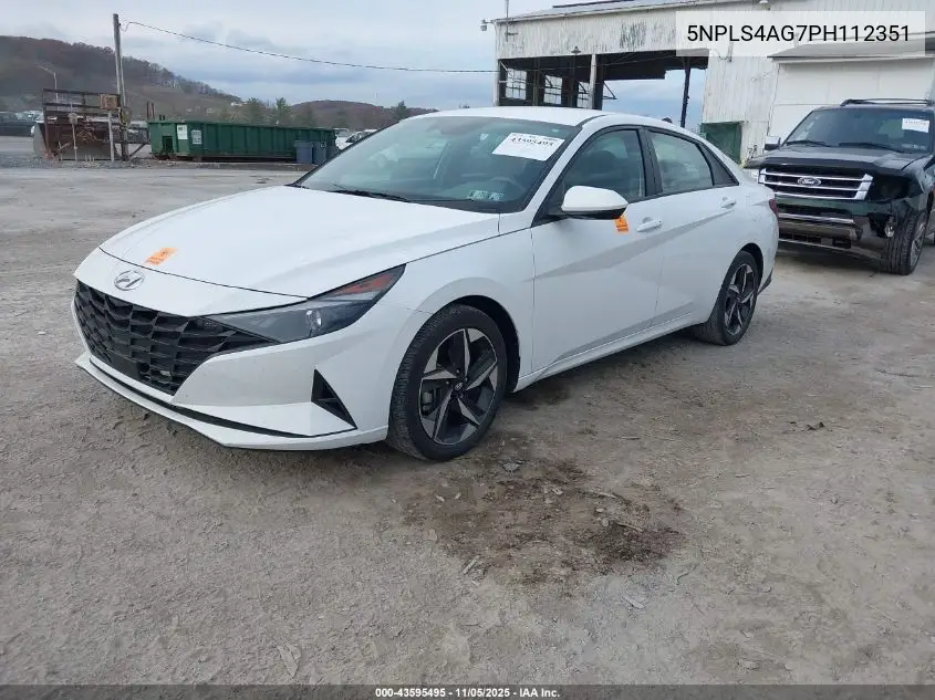 5NPLS4AG7PH112351 2023 Hyundai Elantra Sel