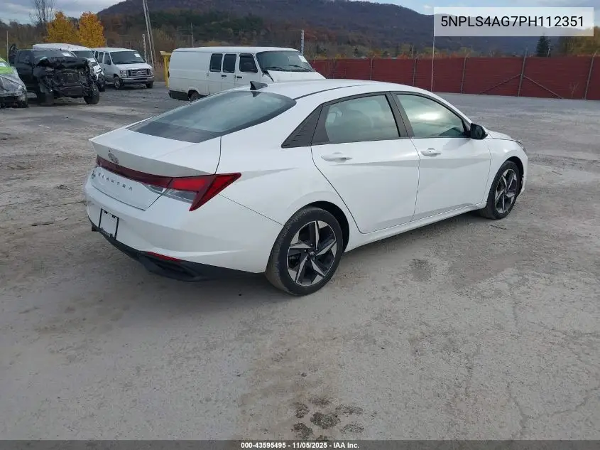 5NPLS4AG7PH112351 2023 Hyundai Elantra Sel