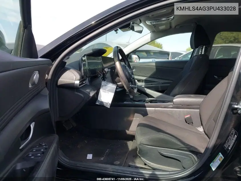 KMHLS4AG3PU433028 2023 Hyundai Elantra Sel