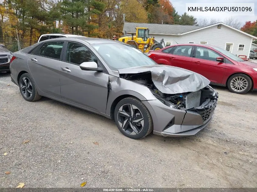 KMHLS4AGXPU501096 2023 Hyundai Elantra Sel