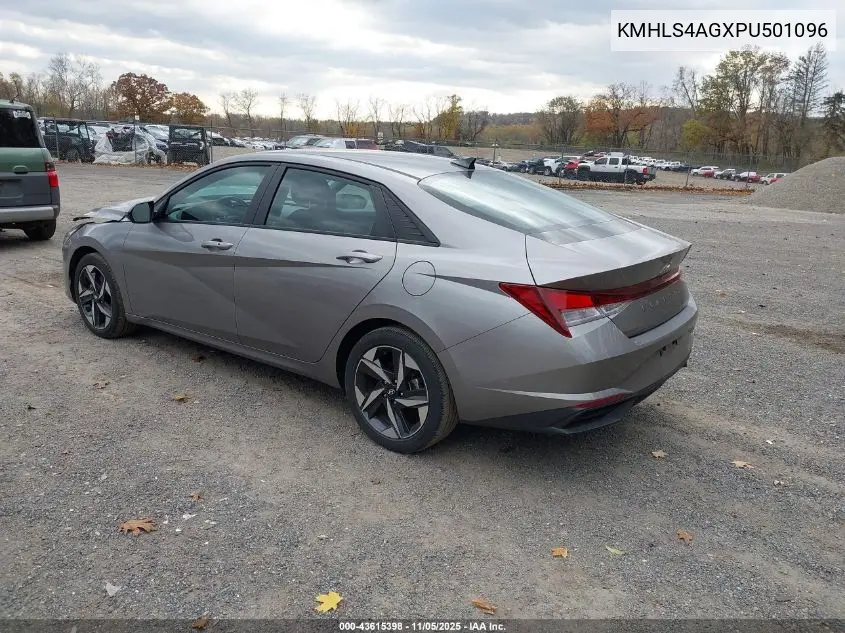 KMHLS4AGXPU501096 2023 Hyundai Elantra Sel