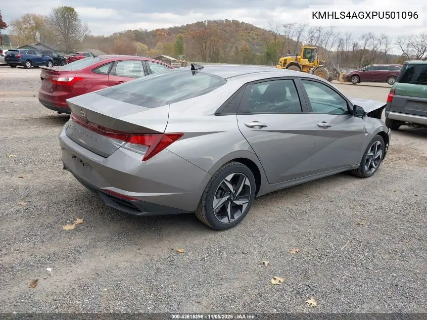 KMHLS4AGXPU501096 2023 Hyundai Elantra Sel