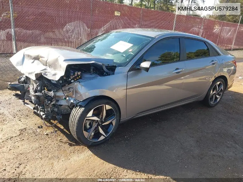 KMHLS4AG5PU579284 2023 Hyundai Elantra Sel