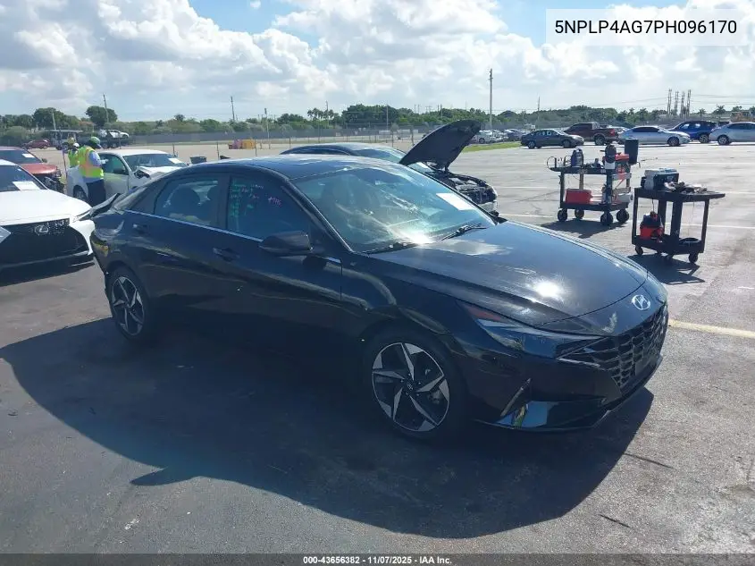 5NPLP4AG7PH096170 2023 Hyundai Elantra Limited
