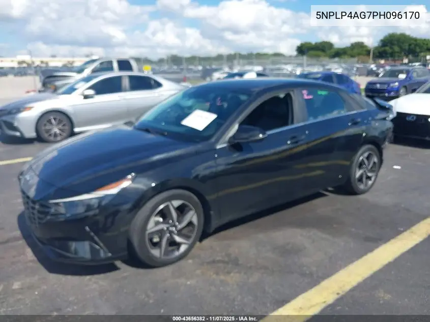 5NPLP4AG7PH096170 2023 Hyundai Elantra Limited