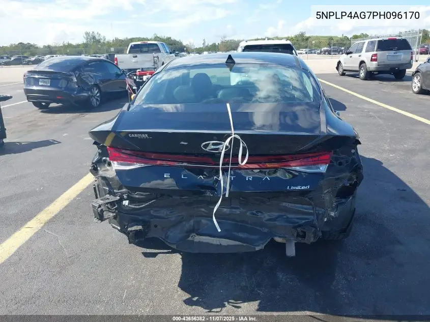 5NPLP4AG7PH096170 2023 Hyundai Elantra Limited