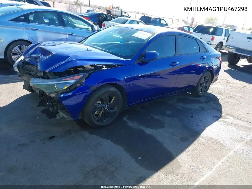 KMHLM4AG1PU467298 2023 Hyundai Elantra Sel