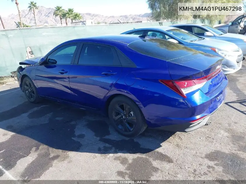 KMHLM4AG1PU467298 2023 Hyundai Elantra Sel
