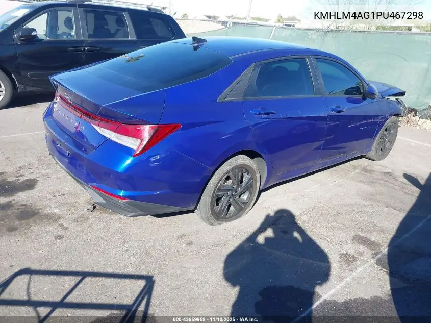 KMHLM4AG1PU467298 2023 Hyundai Elantra Sel