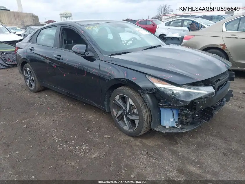KMHLS4AG5PU596649 2023 Hyundai Elantra Sel