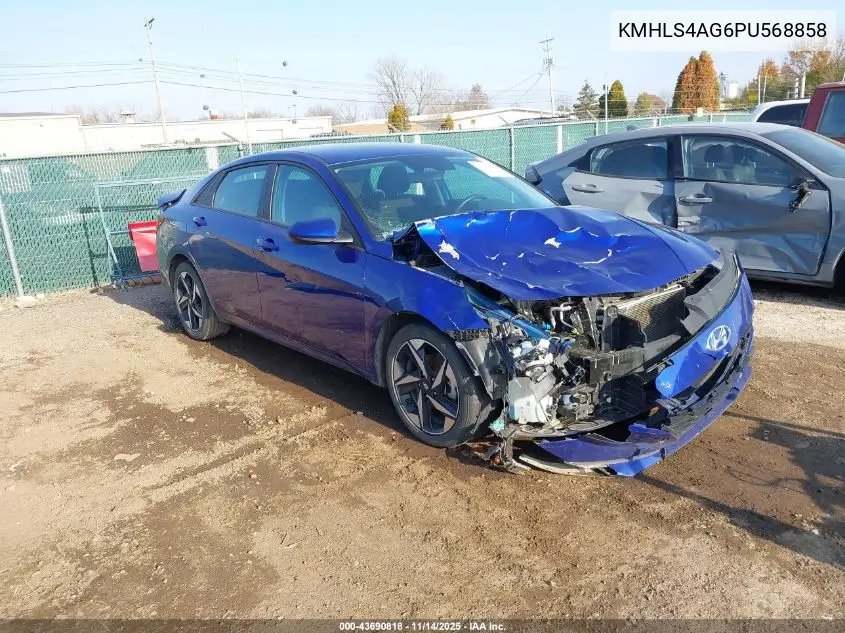 KMHLS4AG6PU568858 2023 Hyundai Elantra Sel
