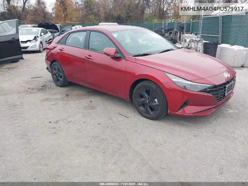 KMHLM4AG4PU579917 2023 Hyundai Elantra Sel
