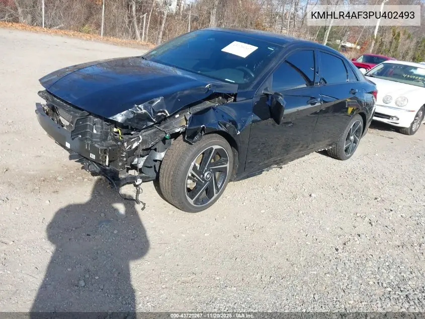 KMHLR4AF3PU402493 2023 Hyundai Elantra N Line