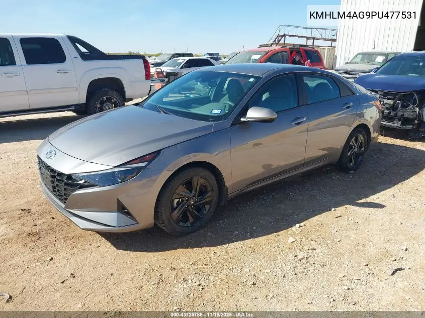 KMHLM4AG9PU477531 2023 Hyundai Elantra Sel